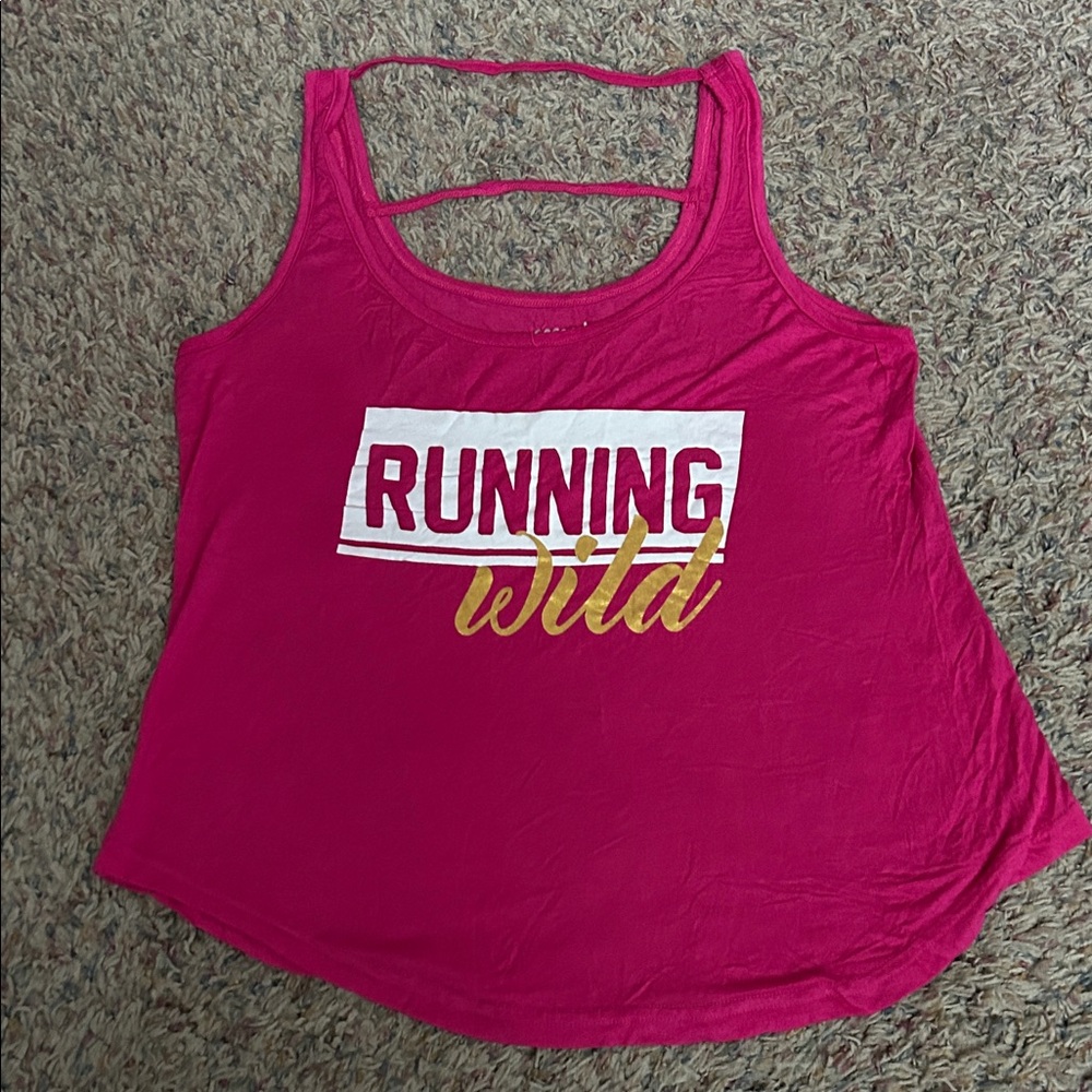 Running Wild Fuchsia Tank Top